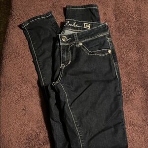 Grace Women's Skinny Jeans - Dark Blue